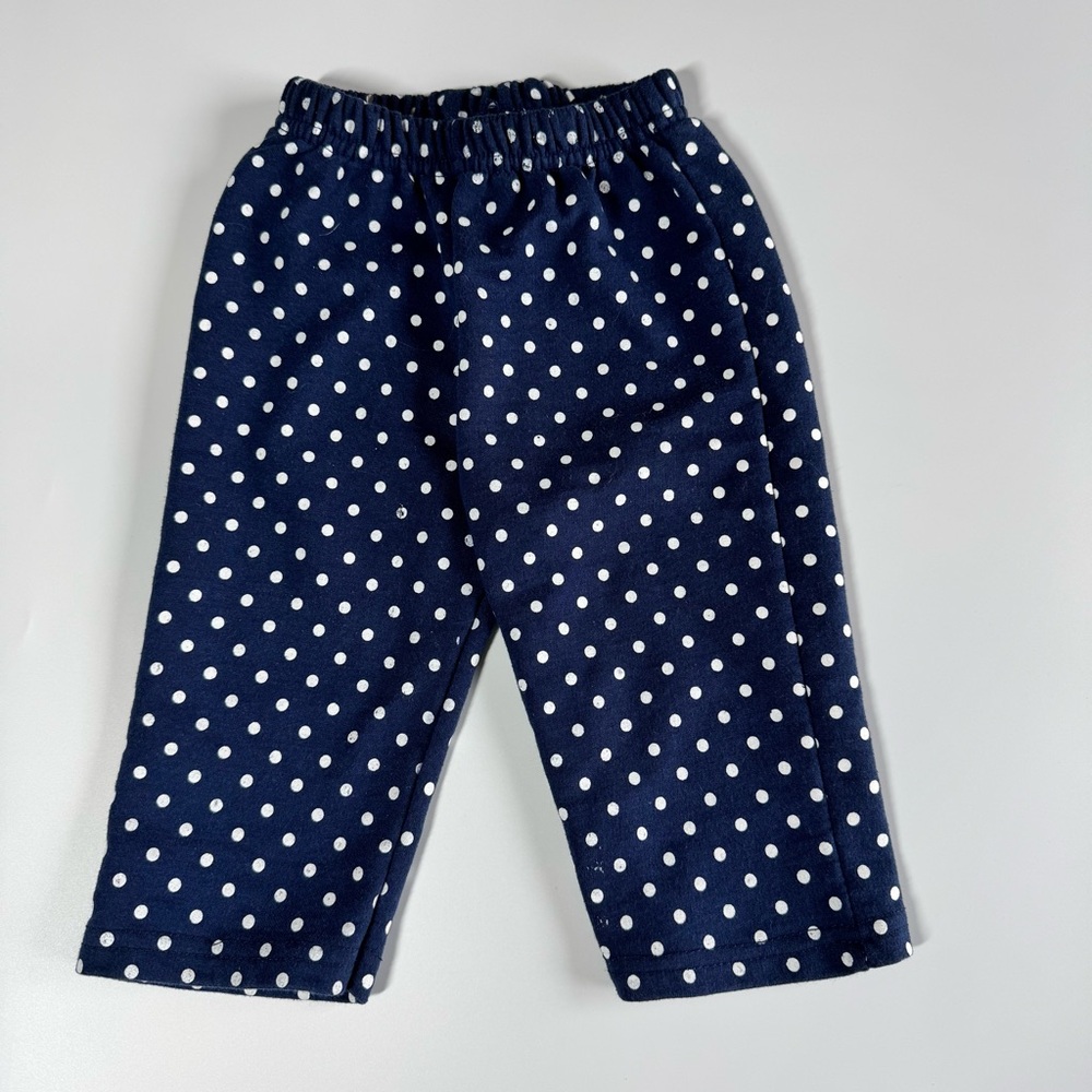 Bundle of Baby Girl Pants Size 6-9 Months Plaid Polka Dot Ruffle Gray Koala Kids - Picture 9 of 11